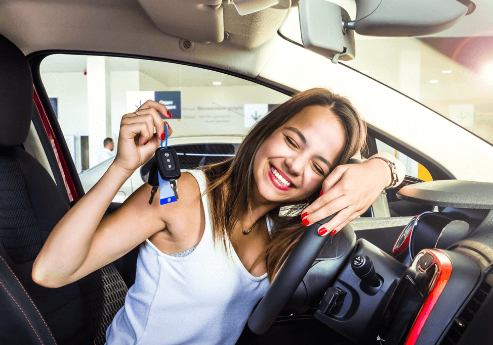 girl-new-car