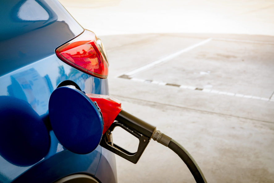 Blue-Car-Fueling-At-Gas-Station-Fuel-Economy